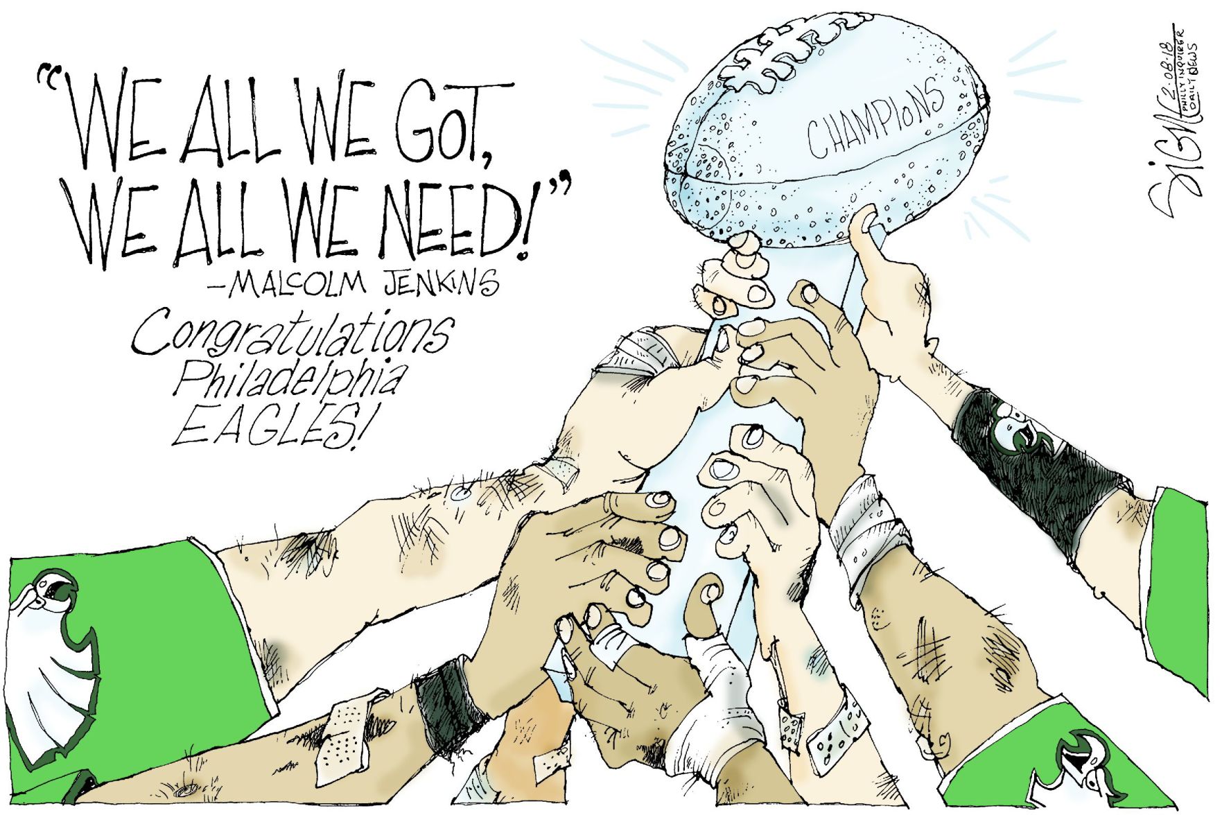 Signe Wilkinson editorial cartoon